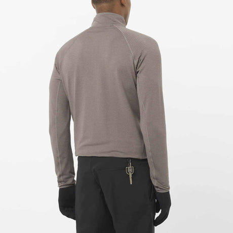 Salomon Salomon Essential Lightwarm Full Zip Midlayer chandail de course pour homme