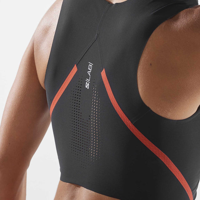 Salomon Salomon S/LAB Speed débardeur court de course à pied pour femme