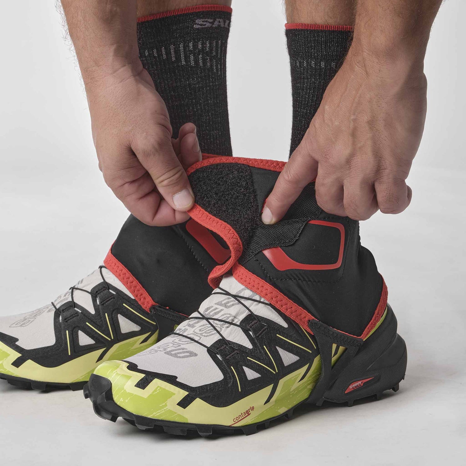 Salomon Salomon Trail Gaiters High guêtres pour chaussure de course à pied