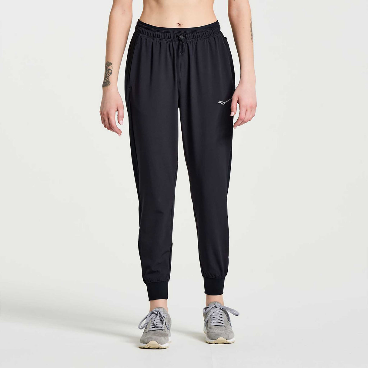 Saucony Boston Woven Pant pantalon de course à pied femme - noir