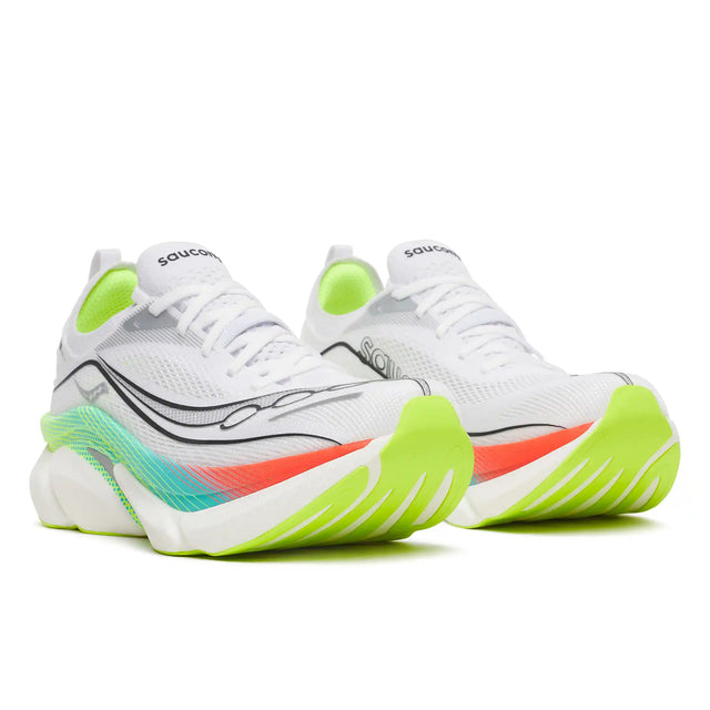 Saucony Endorphin Elite 3 chaussure de course carbone unisexe - White / Multi