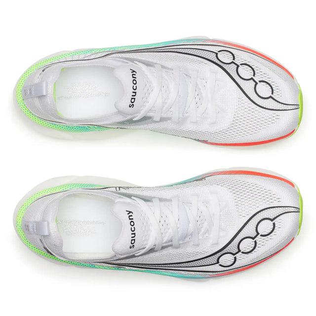 Saucony Endorphin Elite 3 chaussure de course carbone unisexe - White / Multi