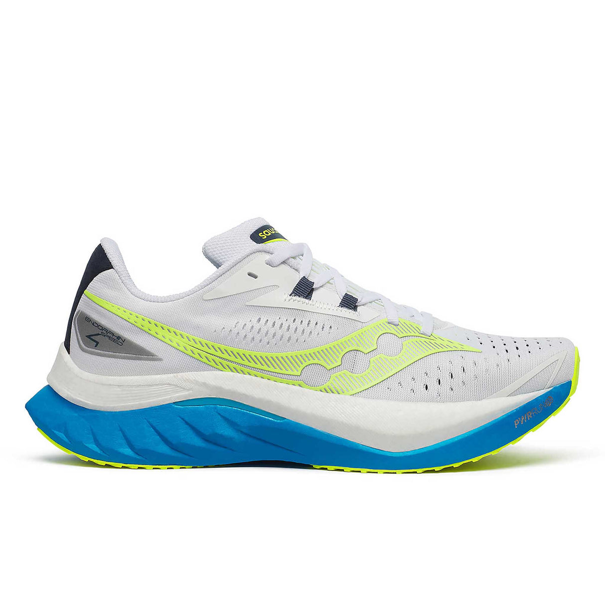 Saucony Endorphin Speed 4 souliers de course homme - White / ViziBlue