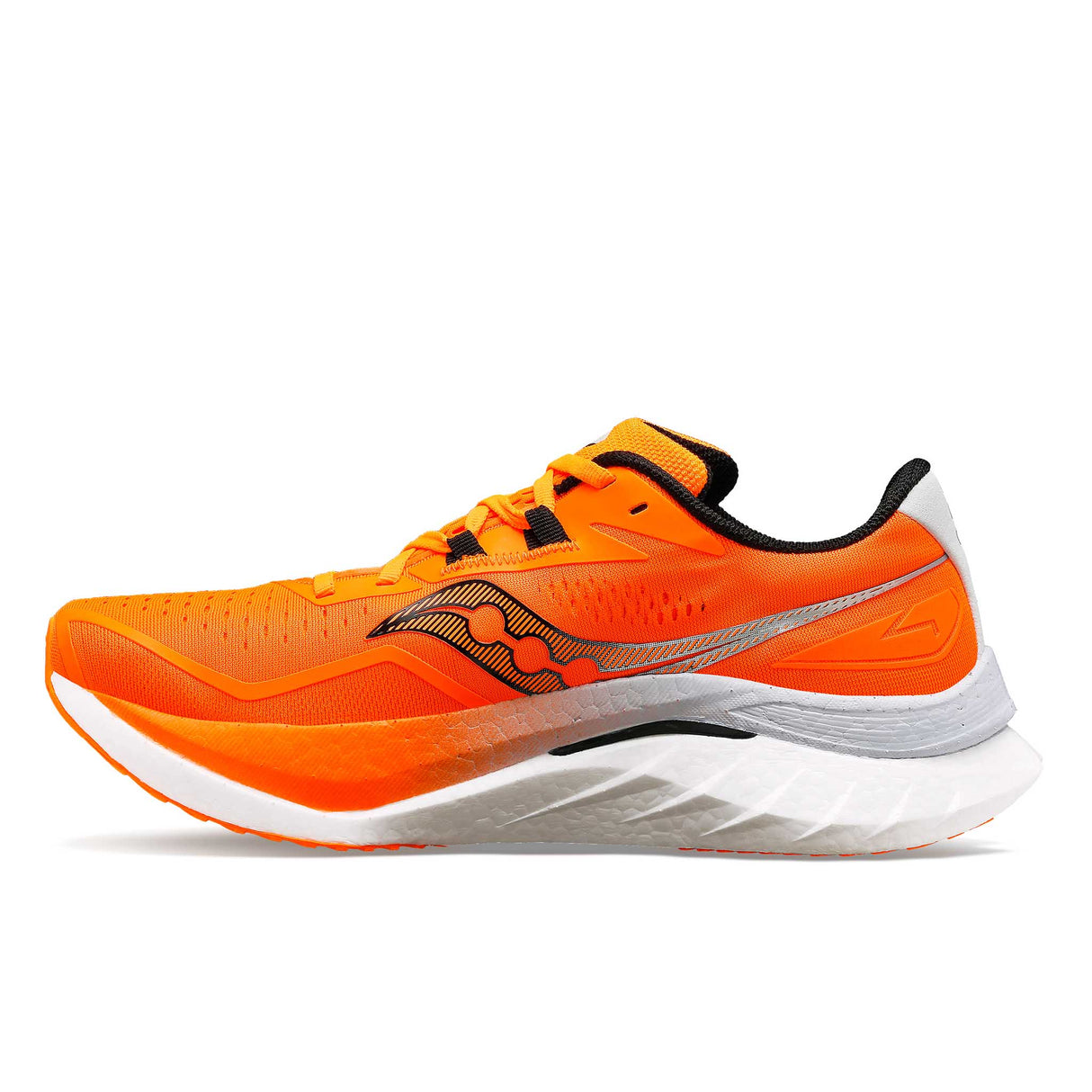 Saucony Endorphin Speed 4 souliers de course homme lateral - Viziorange