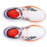 Saucony Endorphin Speed 4 souliers de course homme empeigne- White / Viziorange