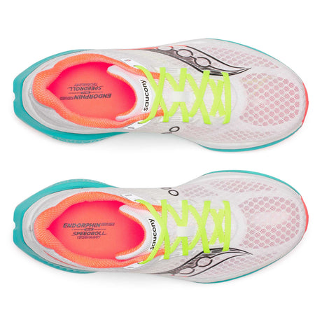 Saucony Endorphin Speed 5 souliers de course homme empeigne - White / Mutant