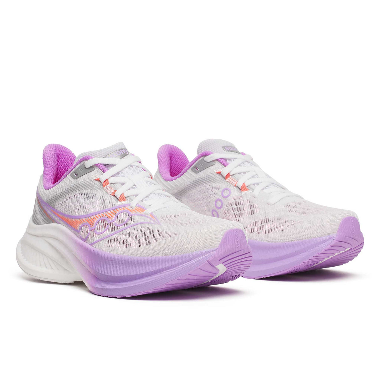 Saucony Endorphin Speed 5 souliers de course femme paire - White / Crocus