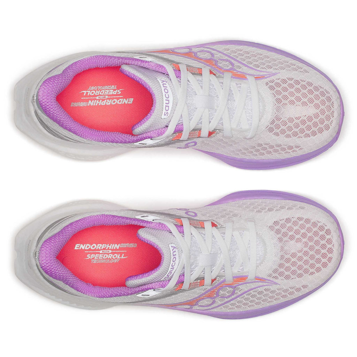 Saucony Endorphin Speed 5 souliers de course femme empeigne - White / Crocus
