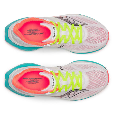 Saucony Endorphin Speed 5 souliers de course femme empeigne - White / Mutant