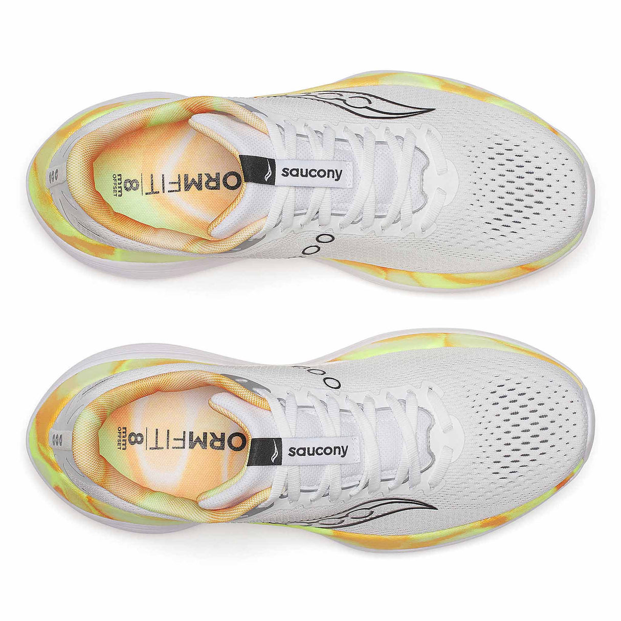Saucony Endorphin Trainer Men Running Shoes - White / Black