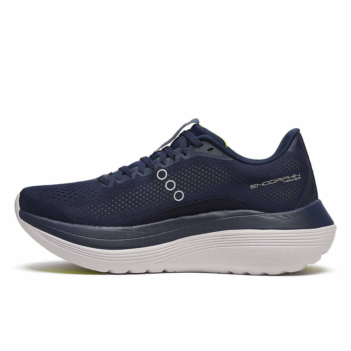 Saucony Endorphin Trainer Men Running Shoes - Navy / Primrose