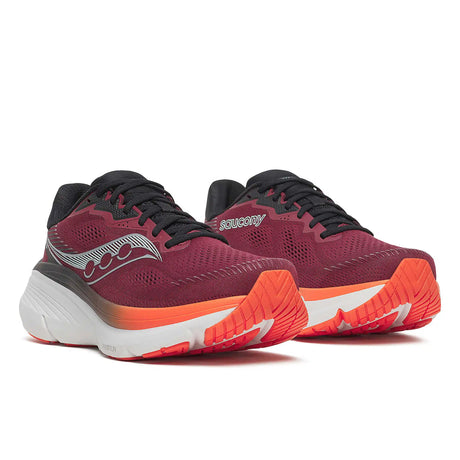 Saucony Guide 19 chaussures de course à pied homme - Crimson / Fire