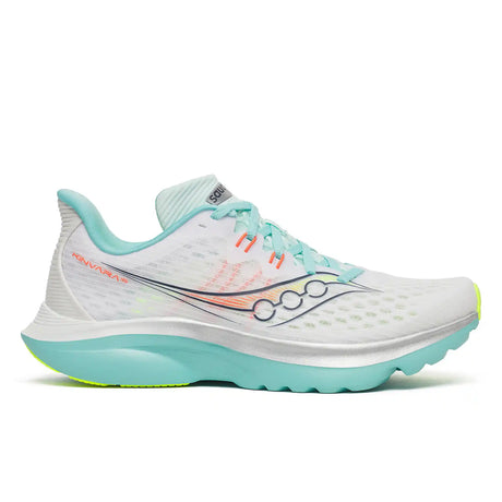 Saucony Kinvara 16 chaussures de course à pied femme - White / Aqua