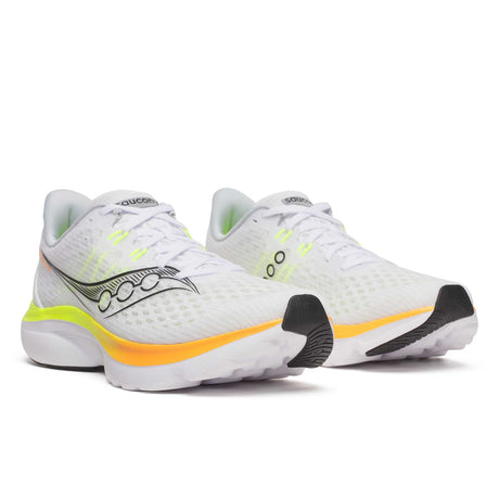 Saucony Kinvara 16 souliers de course homme paire - White / Citron