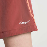 Saucony Outpace 5-inch Short de course à pied femme logo- apple butter