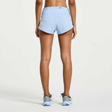 Saucony Outpace Split Short 2,5 po de course à pied femme dos- ether