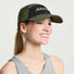 Saucony Outpace Hat casquette de course à pied unisexe - climbing ivy