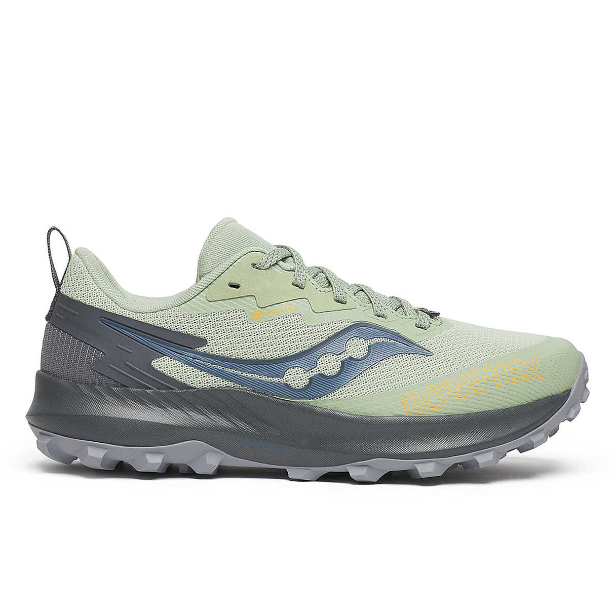 Saucony Peregrine 14 GTX souliers de course sur sentier femme - Sauge / Carbone