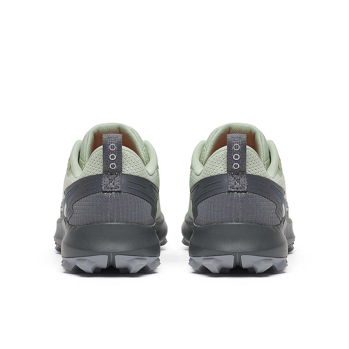 Saucony Peregrine 14 GTX souliers de course sur sentier femme talon  - Sauge / Carbone