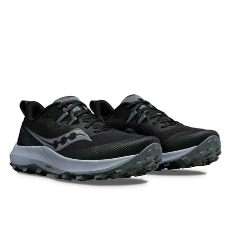 Saucony Peregrine 14 souliers de trail homme paire- Black / Carbon