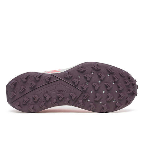 Saucony Peregrine 15 Women's Trail Running Shoes sole - Coral / Salmon