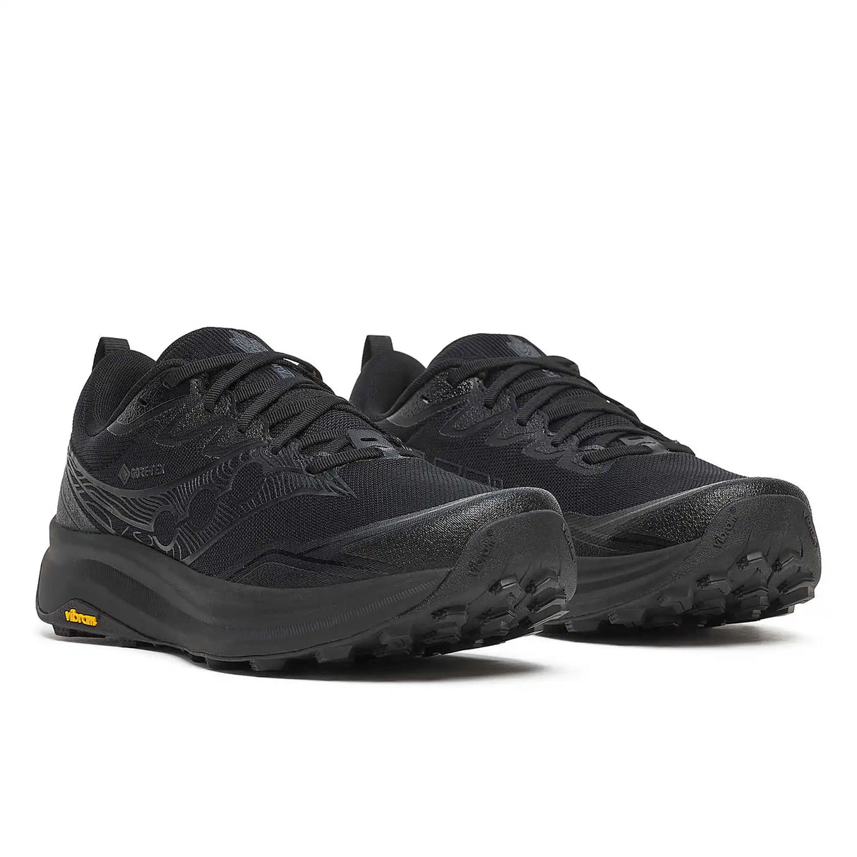 Saucony Peregrine 16 GTX chaussures de course à pied trail homme - Triple Black