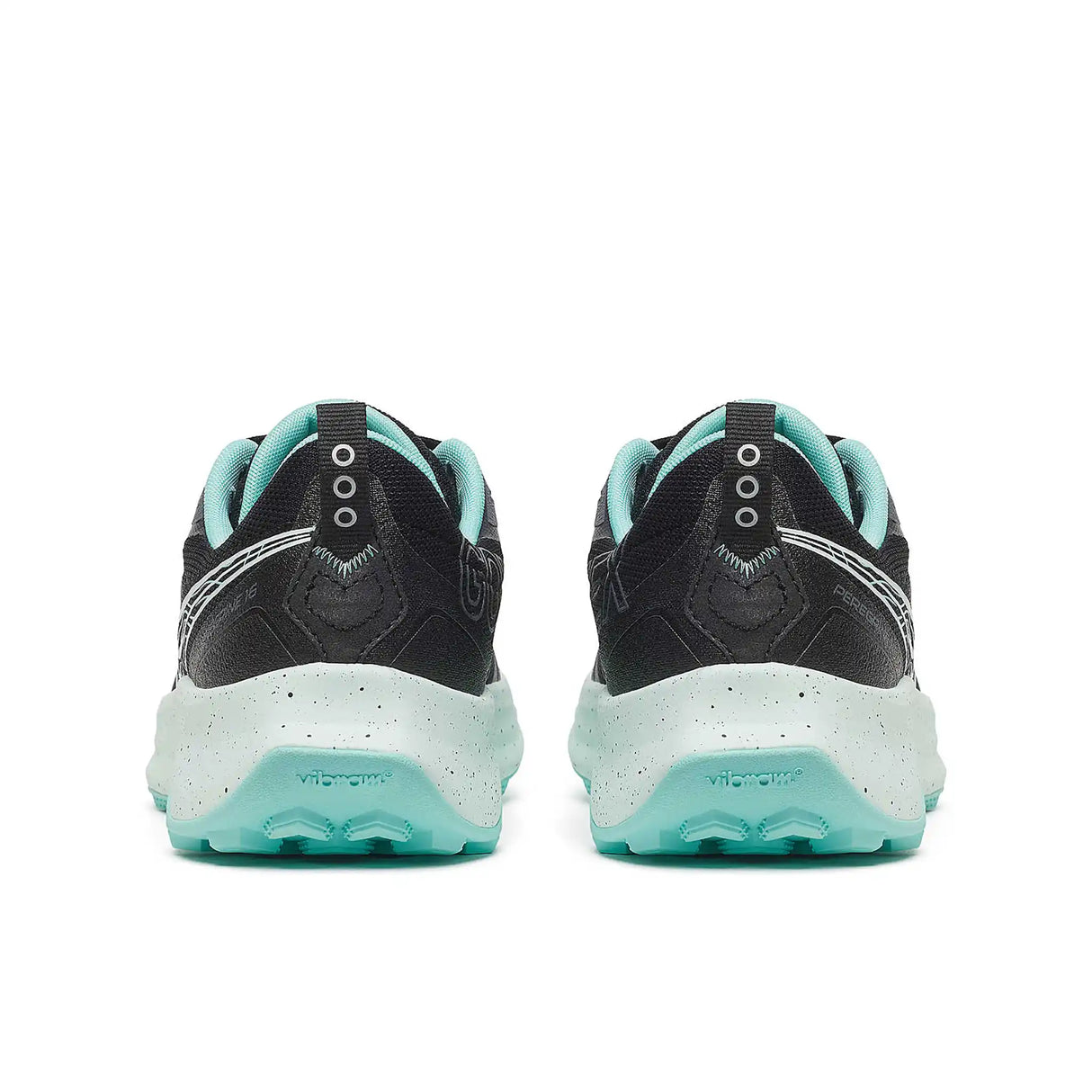 Saucony Peregrine 16 GTX chaussures de course à pied trail femme - Black / Aqua