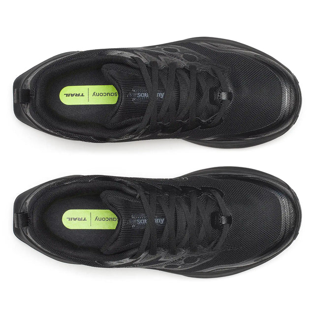 Saucony Peregrine 16 GTX chaussures de course à pied trail femme - Triple Black