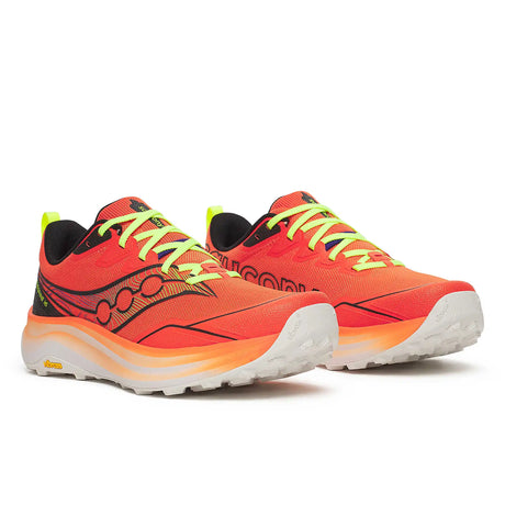 Saucony Peregrine 16 souliers de course sur sentier homme - Fire / Black