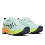 Saucony Peregrine 16 souliers de course sur sentier femme - Aqua / Citron