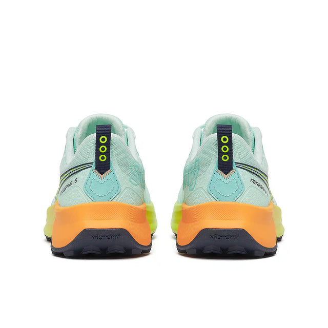 Saucony Peregrine 16 souliers de course sur sentier femme - Aqua / Citron