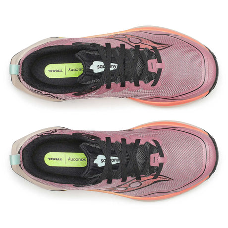 Saucony Peregrine 16 souliers de course sur sentier femme - Mauve / Salmon