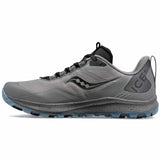 Saucony Peregrine ICE+ 3 chaussures de course a pied d'hiver trail femme - Gravel / Black