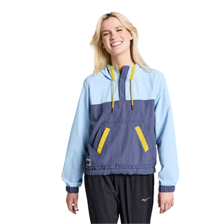 Saucony Rested Anorak veste de course à pied femme - ether