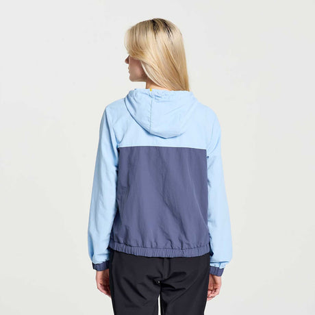 Saucony Rested Anorak veste de course à pied femme dos- ether