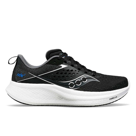 Saucony Ride 17 souliers de course homme - Noir / Blanc