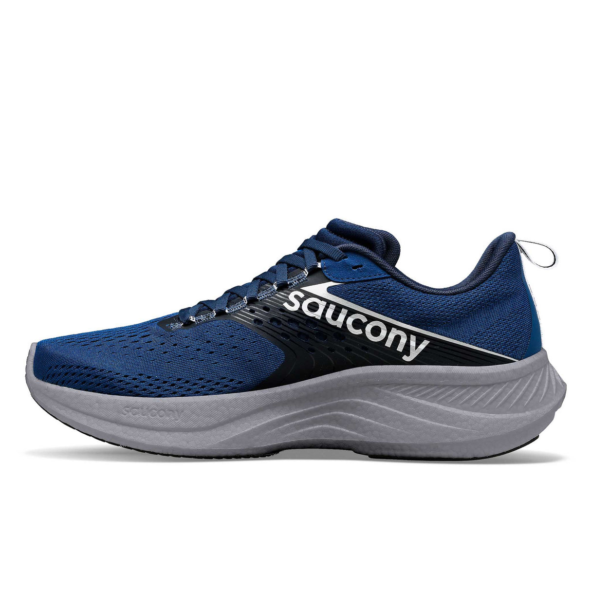 Saucony Ride 17 souliers de course homme lateral- Tide / Silver