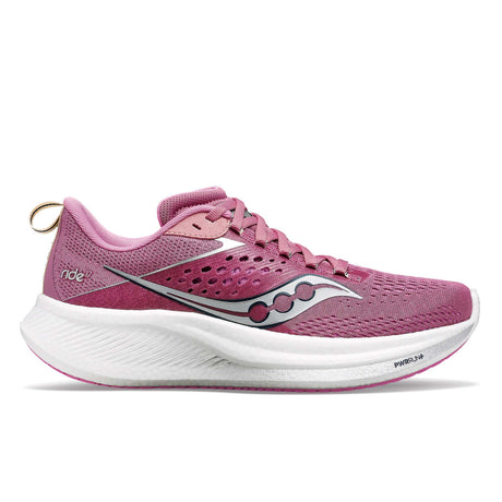 Saucony Ride 17 souliers de course femme - Orchid / Silver