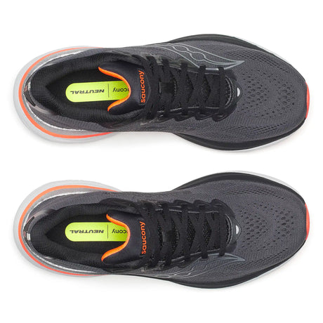 Saucony Ride 19 souliers de course à pied homme - Carbon / Black