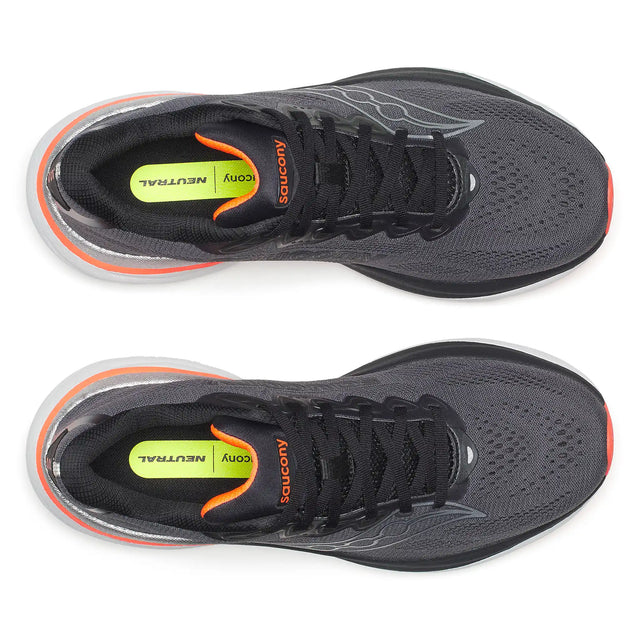Saucony Ride 19 souliers de course à pied homme - Carbon / Black