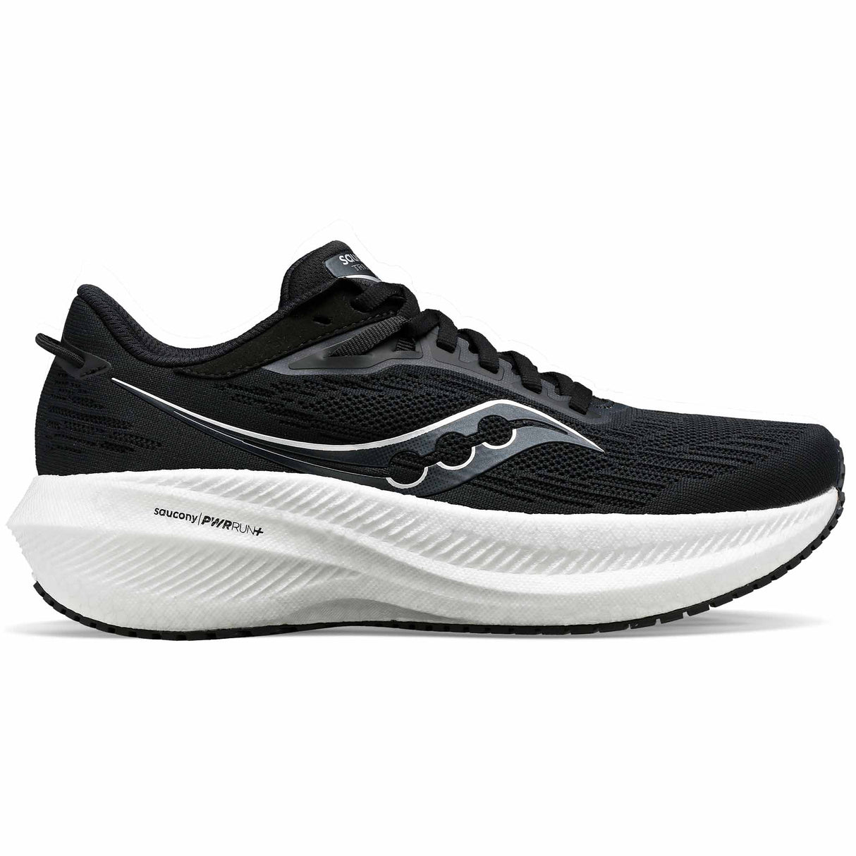 Saucony Triumph 21 chaussures de course à pied homme - Noir / Blanc