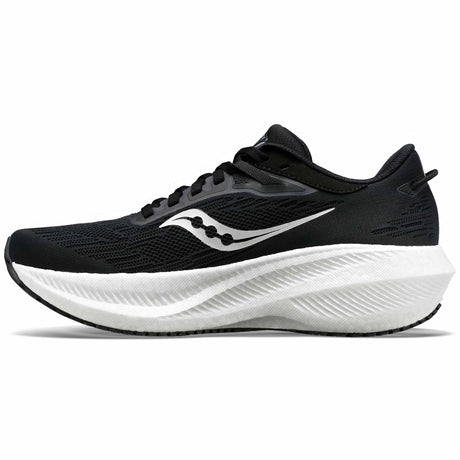 Saucony Triumph 21 chaussures de course à pied femme - Noir / Blanc