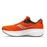 Saucony Triumph 21 chaussures de course à pied homme lateral - Pepper / Shadow