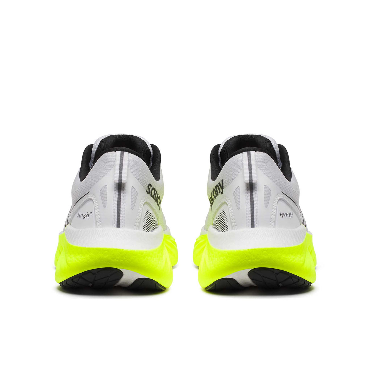 Saucony Triumph 22 souliers de course homme talon - White / Citron