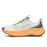 Saucony Saucony Xodus Ultra 4 chaussures de course à pied trail homme - White / Turmeric