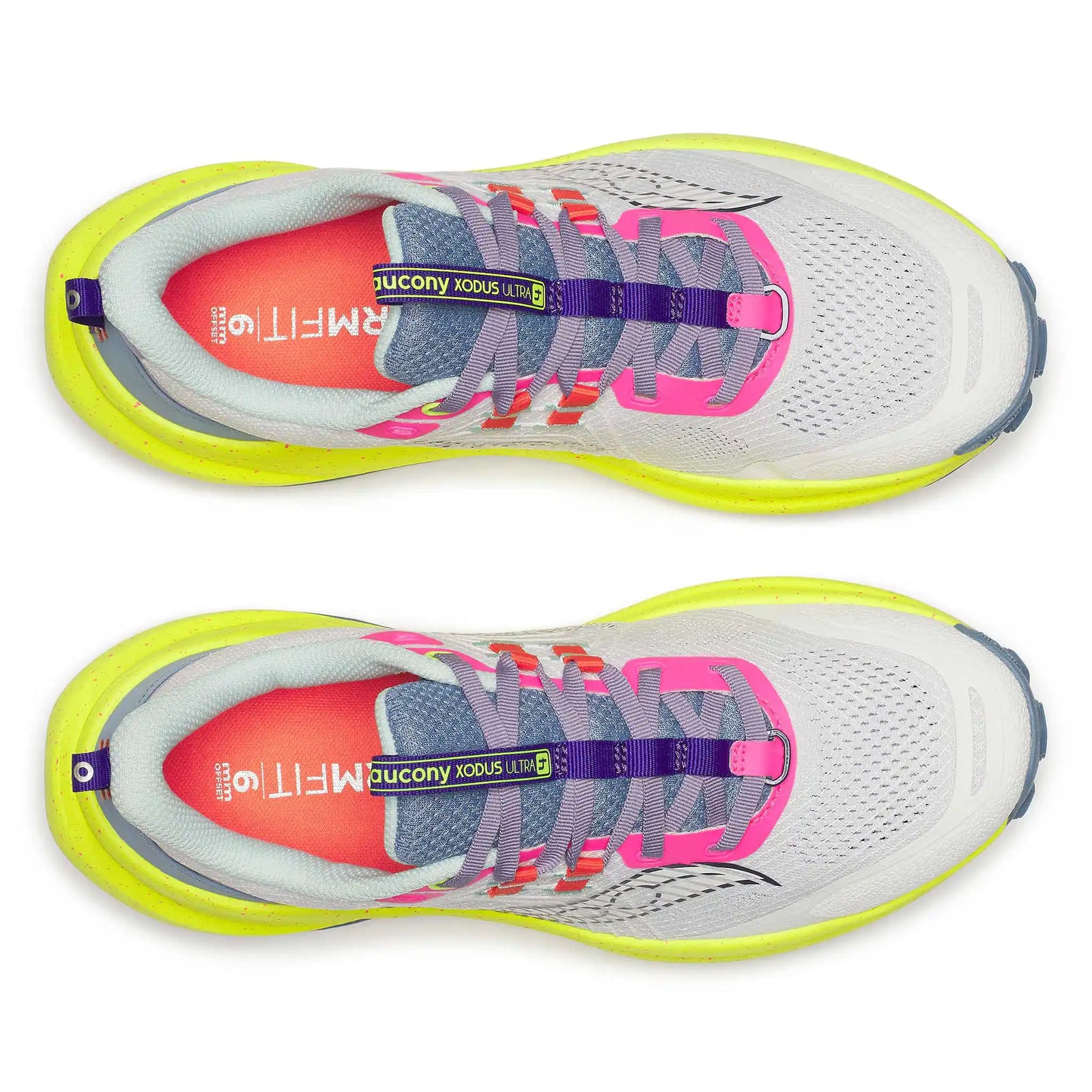 Saucony Saucony Xodus Ultra 4 chaussures de course à pied trail femme - White / Citron