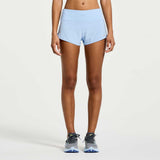 Saucony Saucony Outpace Split Short 2,5 po de course à pied femme