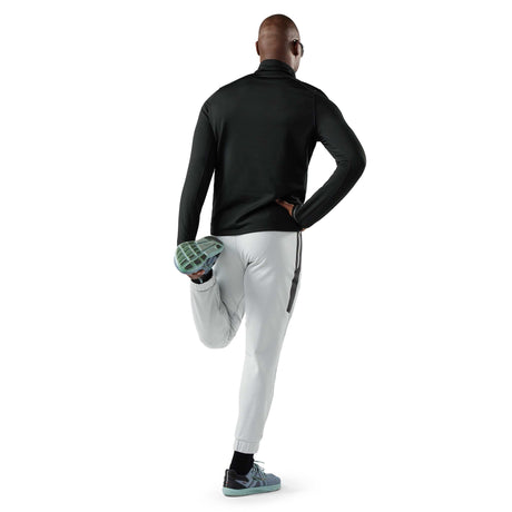 Smartwool Haut coupe-vent Active Fleece à demi-zip pour homme - Noir