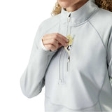 Smartwool chandail à demi-zip en molleton Active pour femme - Gris Tempête