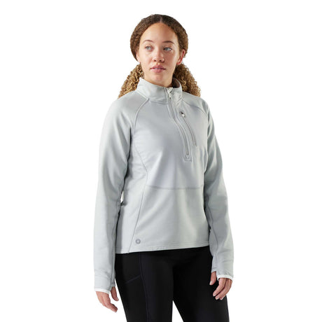Smartwool chandail à demi-zip en molleton Active pour femme - Gris Tempête